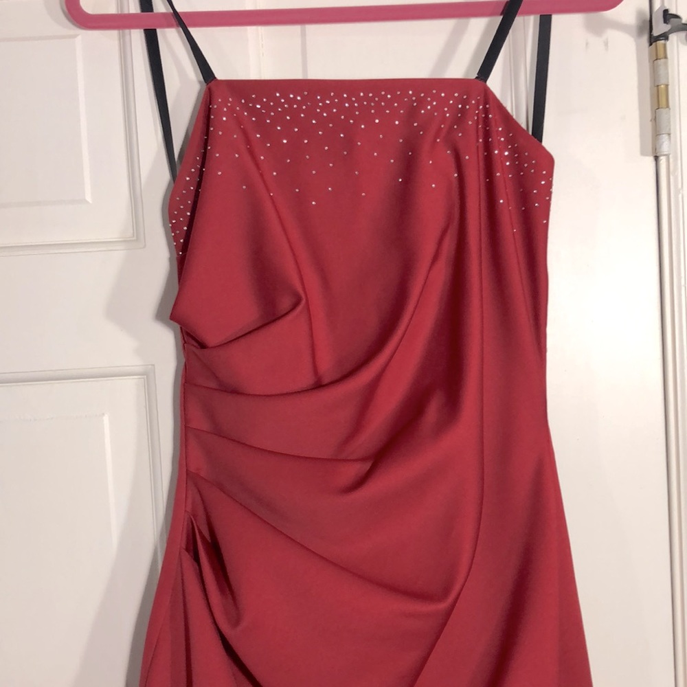 Roberta Bridal Red Prom Gown Dress